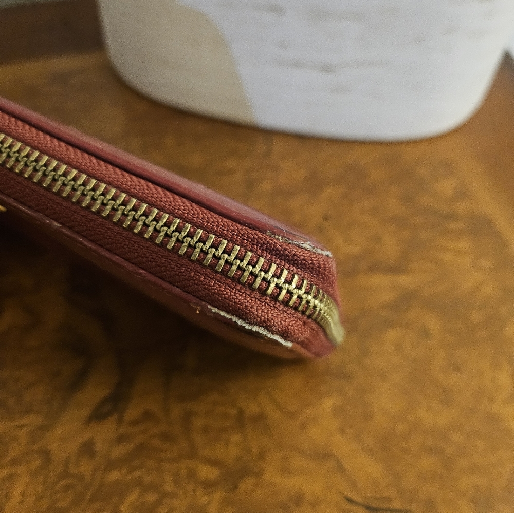 Kate Spade Burgundy Leather Wallet - Picture 3 of 8